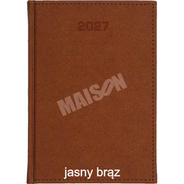 Kalendarz Denim dzienny A5 2027 z grawerem
